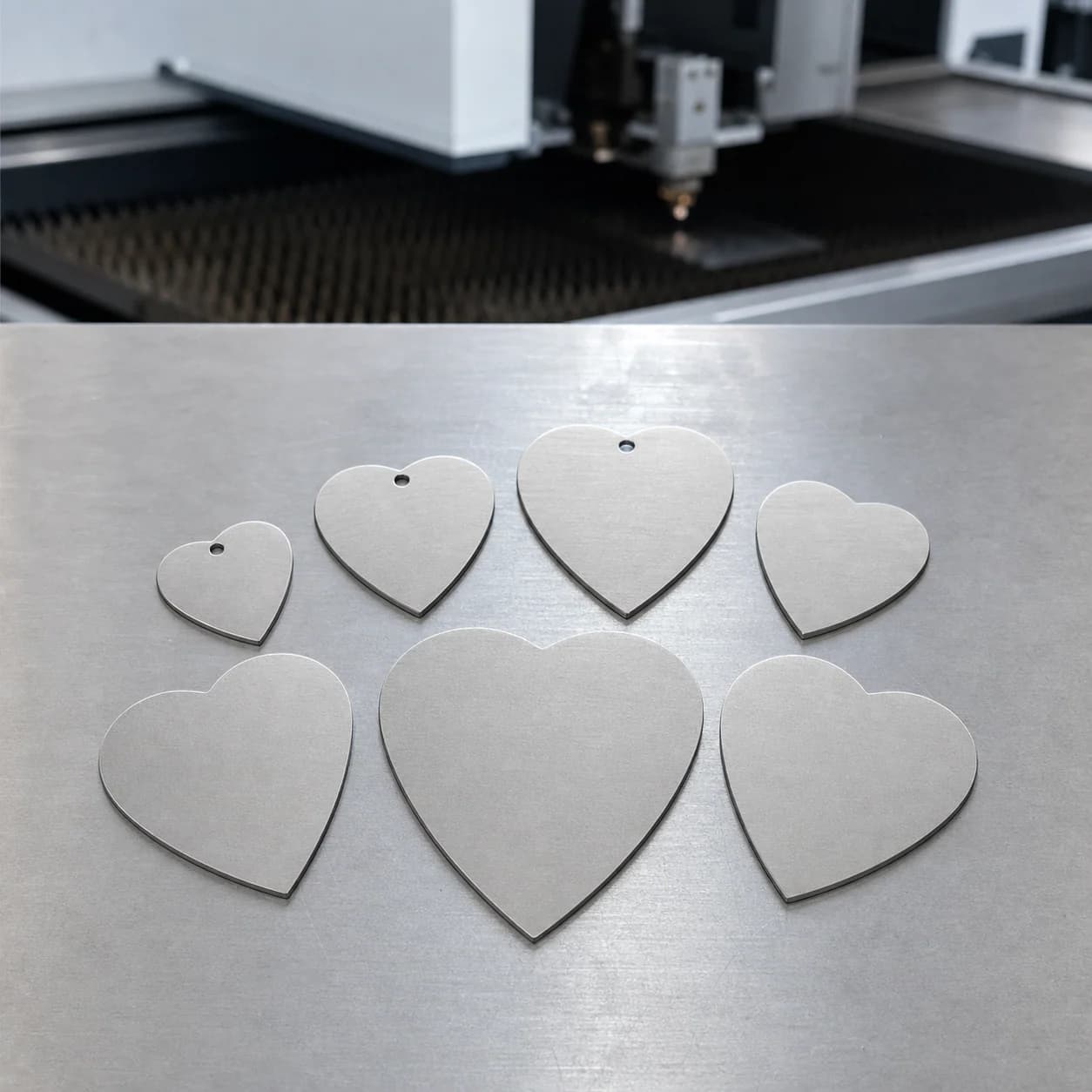 Заготовки-сердца из нержавейки оптом. Визуализация возможного исполнения